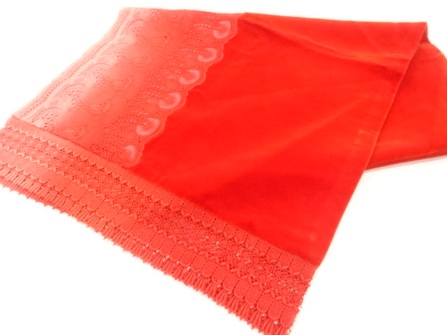 JAPANESE SHAWL / VELVET / LACE / FLOWER